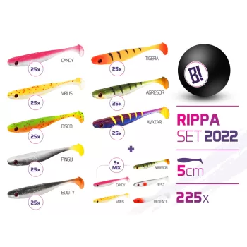 Set de momeli BOMB Rippa culori 2022 5cm / 225buc-1