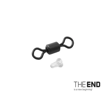 Agrafă crap THE END Ronnie #9 + stopper cârlig / 20+10buc / Nr.9-1