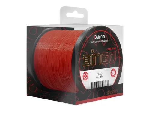 Monofilament Delphin BINGO Matt / roșu închis-1