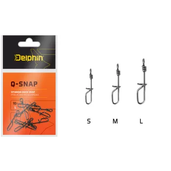 Spinning repede conexiune Delphin Q-SNAP / 10buc / 0,8mm-1