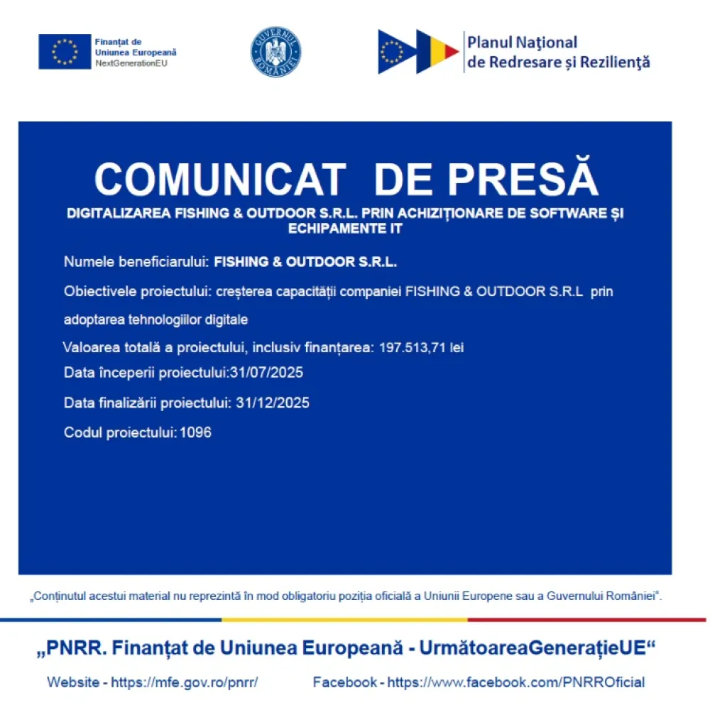 Comunicat de presă